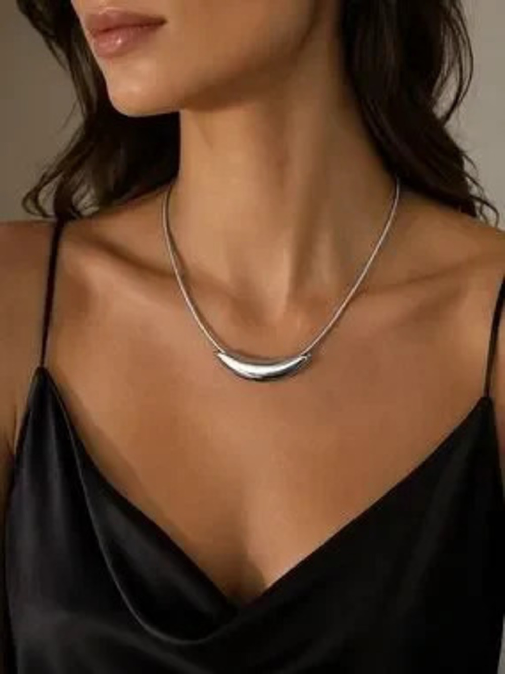 Maison Lumiere Crescent Torque Necklace